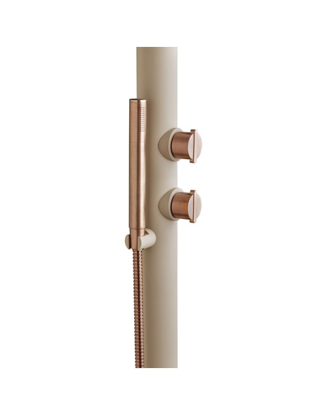 Colonna doccia acqua calda-fredda con kit doccetta Shiva Ama Luxury Shower