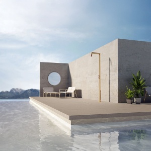 Colonna doccia acqua calda-fredda senza doccetta Shiva Ama Luxury Shower