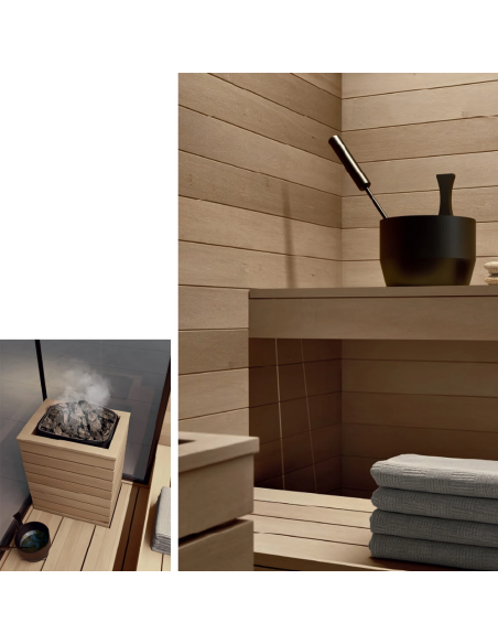 Hammam con spazio doccia e sauna Ethos G Gruppo Geromin
